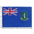 Virgin Islands British Nation Flag Style-1 Embroidered Iron On Patch