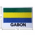 Gabon Nation Flag Style-2 Embroidered Iron On Patch