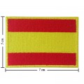 Spain Nation Flag Style-1 Embroidered Iron On Patch