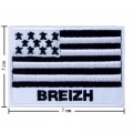 Breizh Nation Flag Style-2 Embroidered Iron On Patch