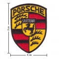 Porsche Style-2 Embroidered Iron On Patch