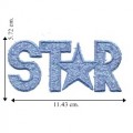 Sparkle Star Style-1 Embroidered Iron On Patch