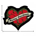 Harley Davidson Love Scroll Patches Embroidered Iron On Patch