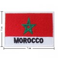 Morocco Nation Flag Style-2 Embroidered Iron On Patch