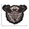 Harley Davidson Crest Patches Embroidered Iron On Patch