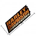Harley Davidson Stacked Patch Embroidered Iron On Patch