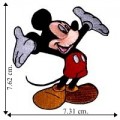 Mickey Mouse Walt Disney Cartoon Style-5 Embroidered Iron On Patch
