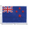 New Zealand Nation Flag Style-1 Embroidered Iron On Patch
