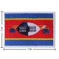 Swaziland Nation Flag Style-1 Embroidered Iron On Patch