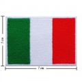 Italy Nation Flag Style-1 Embroidered Sew On Patch