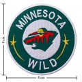 Minnesota Wild Style-2 Embroidered Iron On Patch