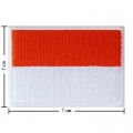 Monaco Nation Flag Style-1 Embroidered Iron On Patch