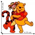 Winnie and Tigger Style-1 Embroidered Iron On Patch