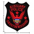 Auxiliary Police Sikeston Missouri Embroidered Iron On Patch