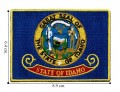 Idaho State Flag Embroidered Iron On Patch