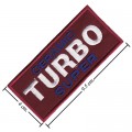 Ceramic Turbo Style-1 Embroidered Iron On Patch