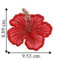 Hibiscus Flower Style-2 Embroidered Sew On Patch