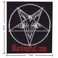 Black Metal Music Band Style-1 Embroidered Iron On Patch