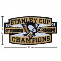 Pittsburgh Penguins Style-4 Embroidered Iron On Patch