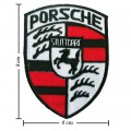 Porsche Style-1 Embroidered Iron On Patch