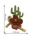 Cowboy Hat Style-2 Embroidered Iron On Patch