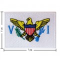 Virgin Islands US Nation Flag Style-1 Embroidered Iron On Patch