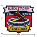 St Louis Cardinals Busch Stadium Embroidered Iron On Patch