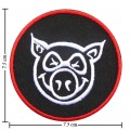 PIG Wheels Skateboard Style-1 Embroidered Iron On Patch