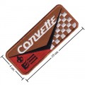 Chevrolet Corvette Style-1 Embroidered Iron On Patch