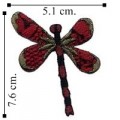 Dragonfly Style-4 Embroidered Iron On Patch