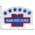 New York Americans The Past Style-1 Embroidered Iron On Patch