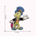 Jiminy Cricket Embroidered Iron On Patch