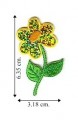Colored Daisy Style-10 Embroidered Iron On Patch