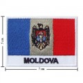 Moldova Nation Flag Style-2 Embroidered Iron On Patch