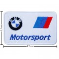 BMW Motorsport Style-1 Embroidered Iron On Patch