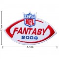 NFL 2009 Fantasy Embroidered Iron On Patch