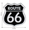 Route-66 Sign Style-3 Embroidered Iron On Patch