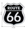 Route-66 Sign Style-3 Embroidered Iron On Patch