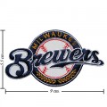 Milwaukee Brewers Style-1 Embroidered Iron On Patch