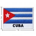 Cuba Nation Flag Style-2 Embroidered Iron On Patch