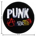 Punk Anarchy Music Band Style-1 Embroidered Iron On Patch