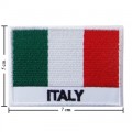Italy Nation Flag Style-2 Embroidered Sew On Patch