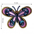 Butterfly Style-26 Embroidered Iron On Patch