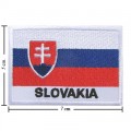Slovakia Nation Flag Style-2 Embroidered Iron On Patch