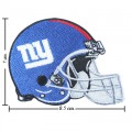 New York Giants Helmet Style-1 Embroidered Iron On Patch