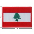 Labanon Nation Flag Style-1 Embroidered Iron On Patch