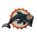 Miami Dolphins Style-1 Embroidered Iron On Patch