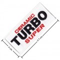 Ceramic Turbo Style-2 Embroidered Iron On Patch