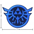 Zelda Triforce Game Style-1 Embroidered Iron On Patch