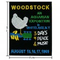 Woodstock Music Band Style-1 Embroidered Iron On Patch